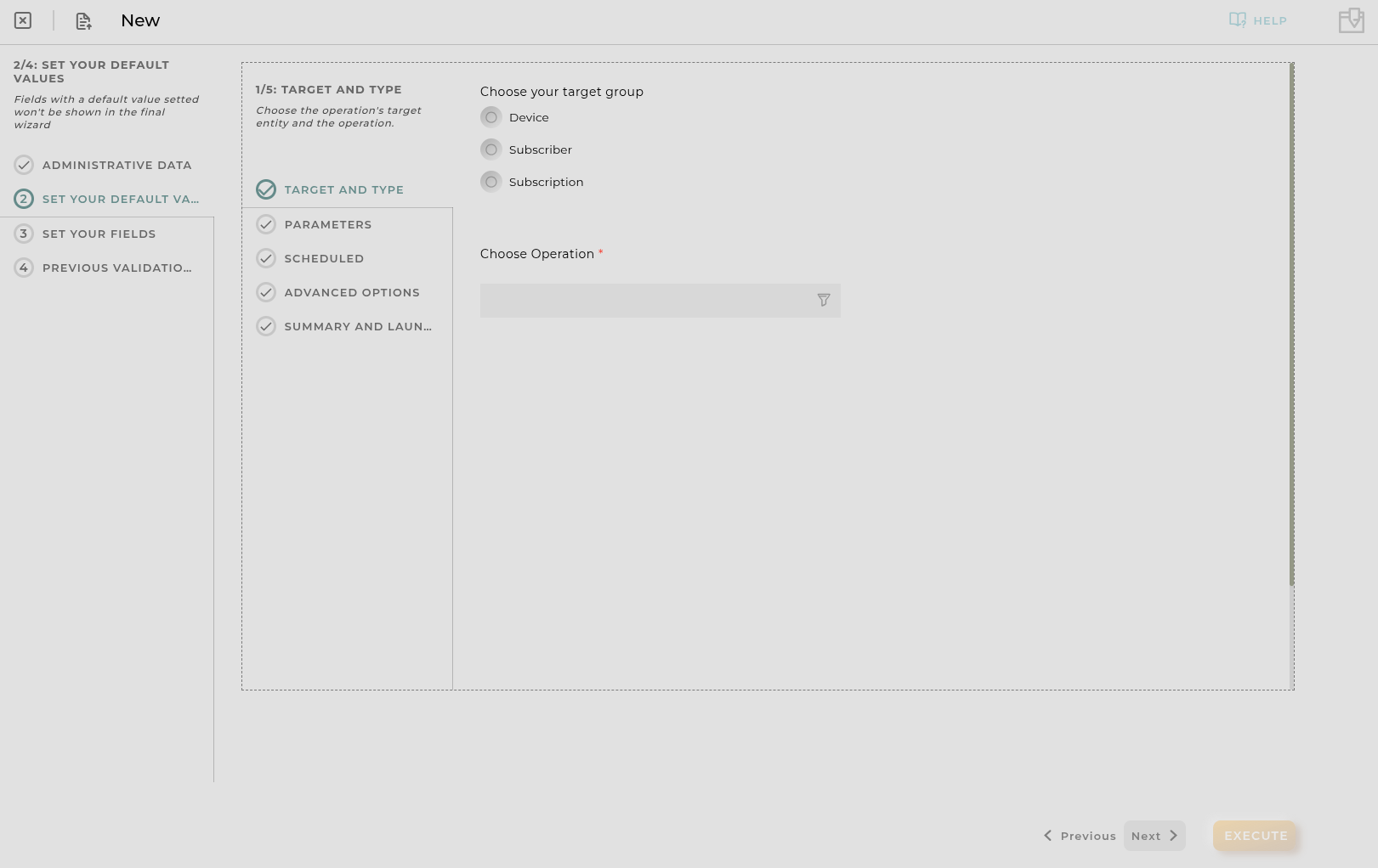 Default values