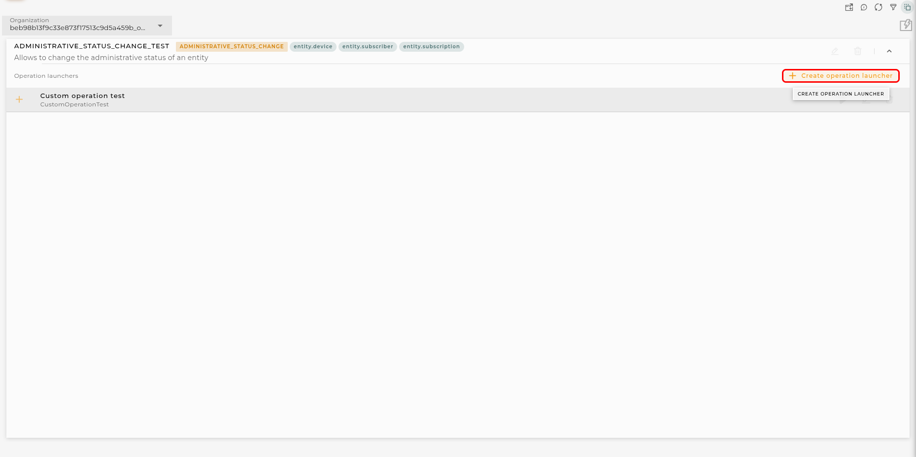 Operation Type New Launcher