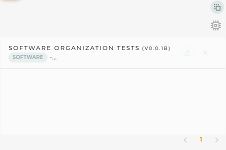 Organization Software Widget