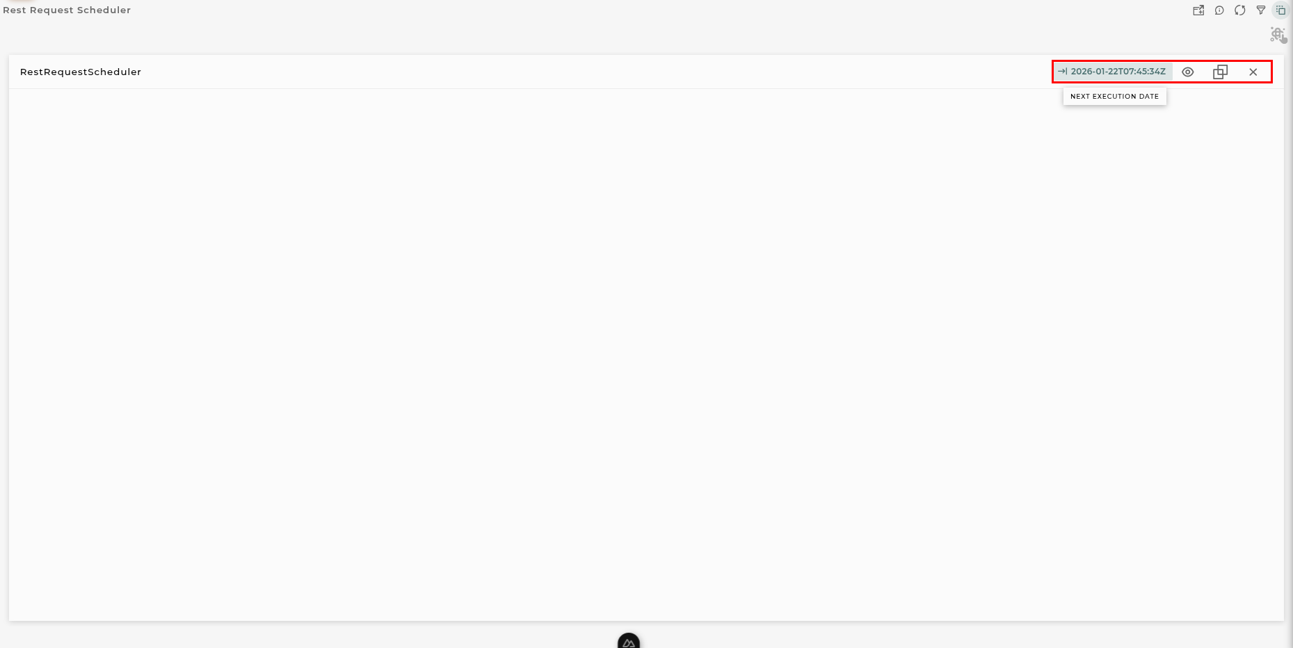 Rest Request Scheduler Actions