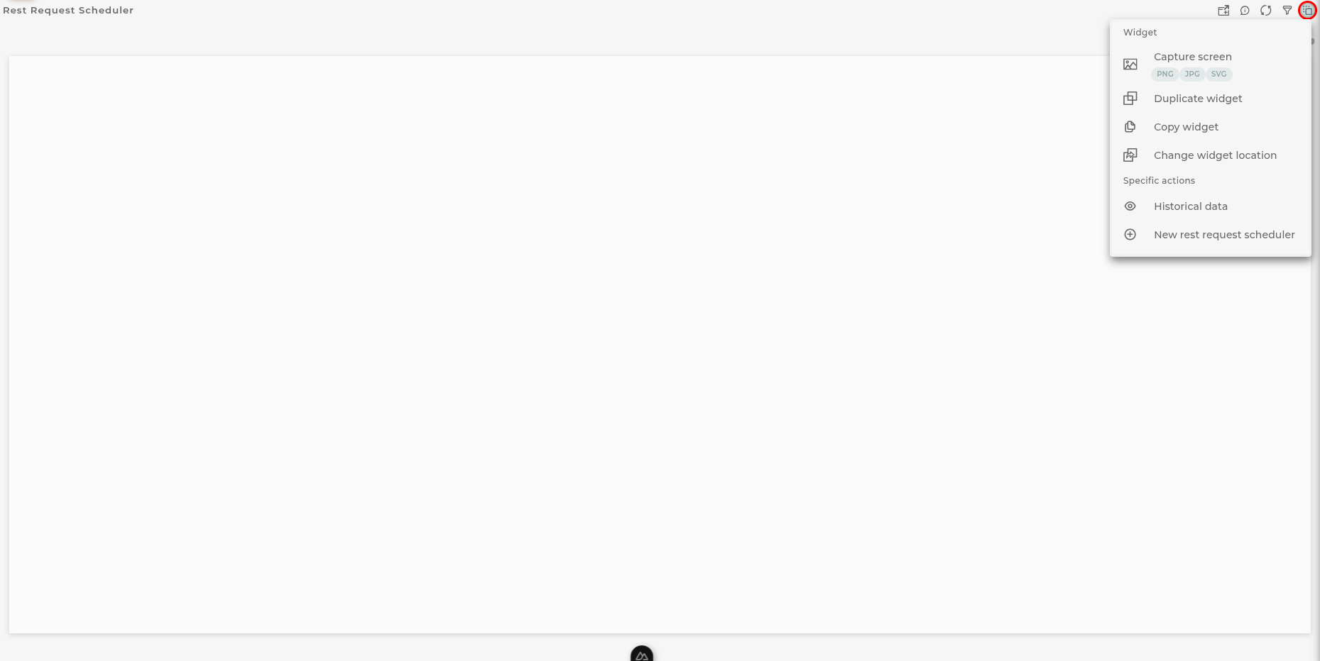 Rest Request Scheduler Actions