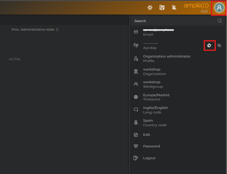 API Key retrieval