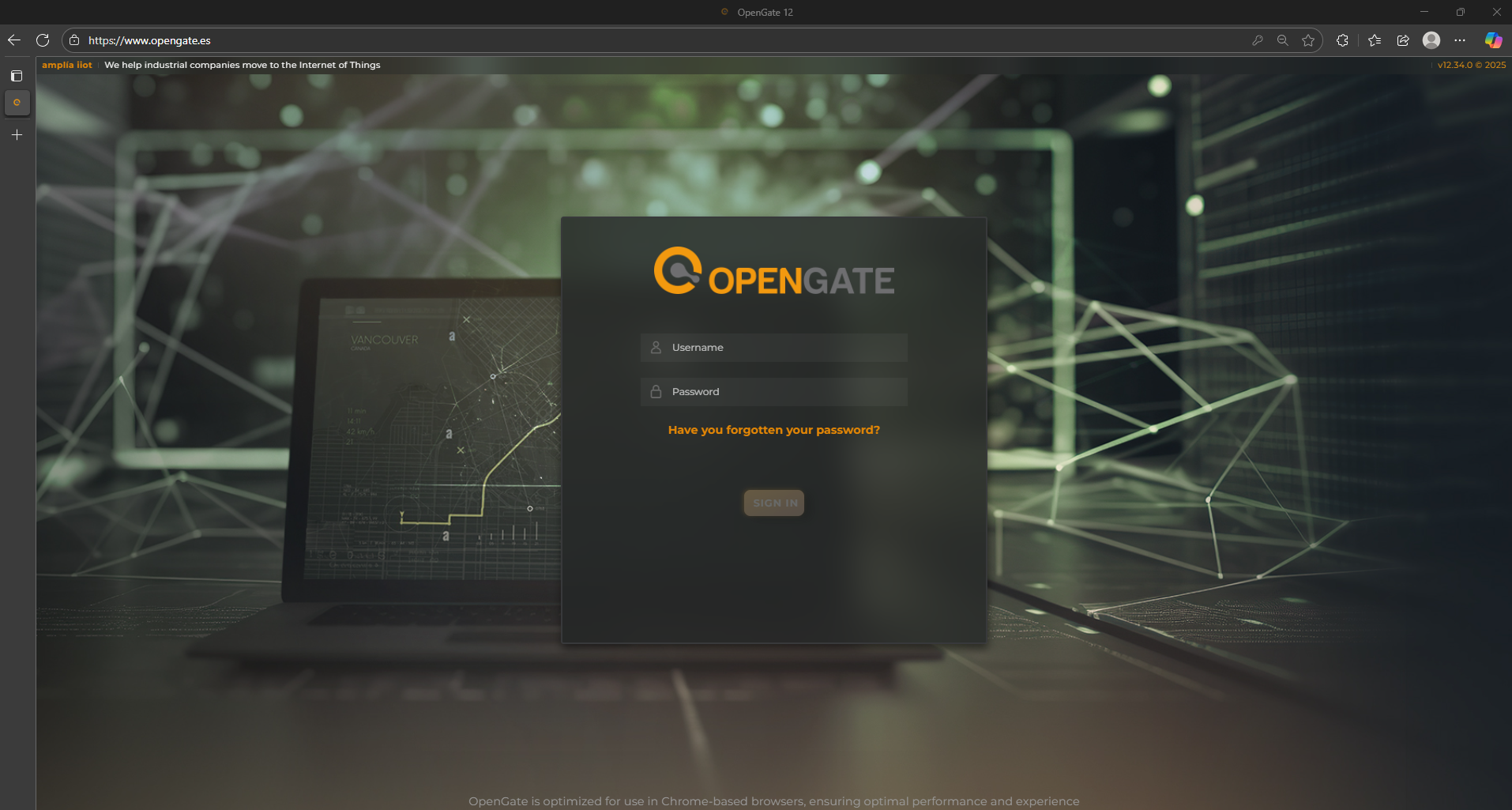 OpenGate login Page