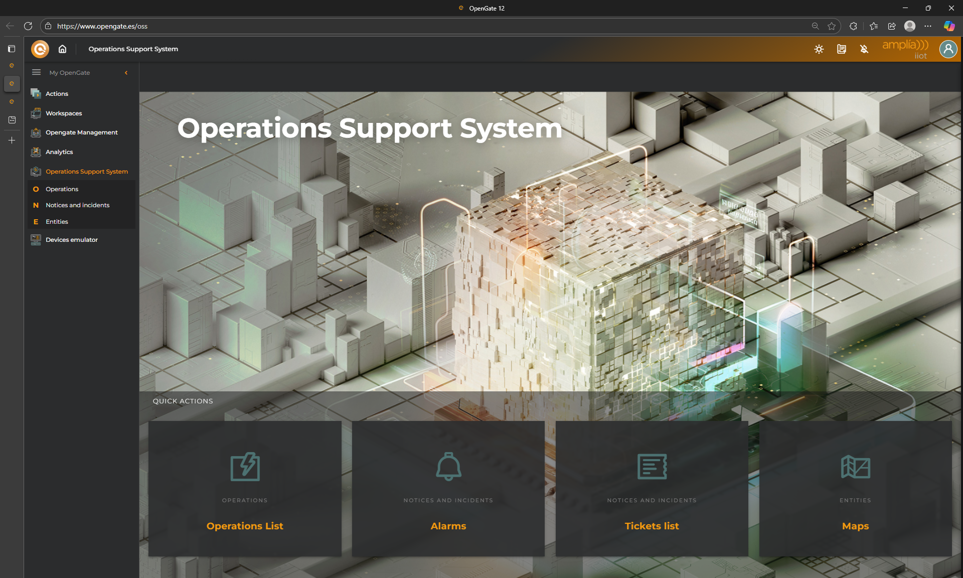 OpenGate Operation creation