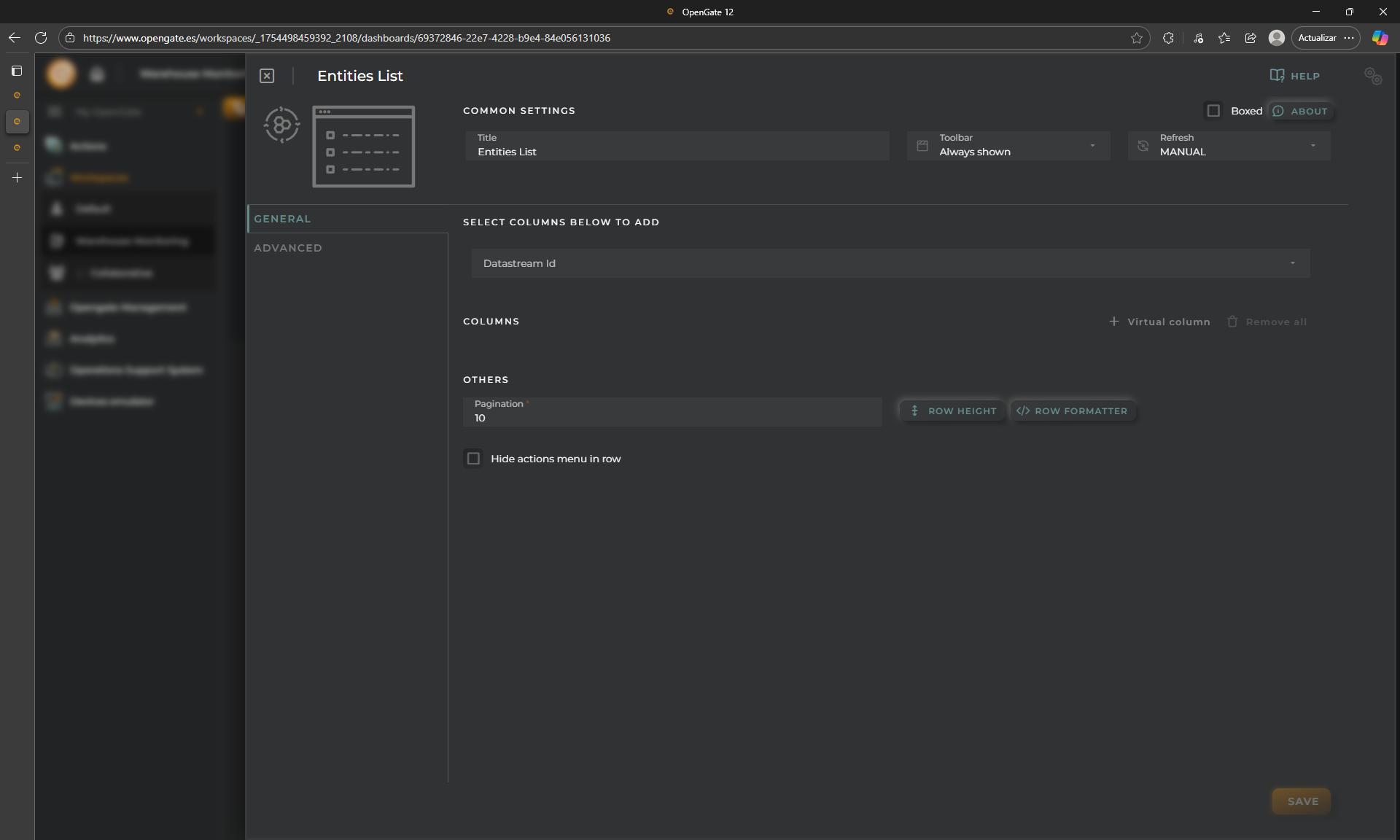 OpenGate Widgets